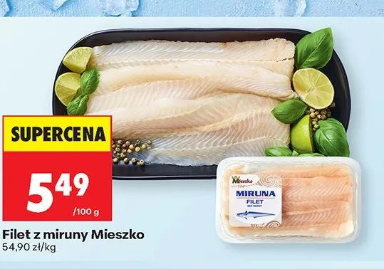 Filet z miruny Mieszko promocja w Biedronka