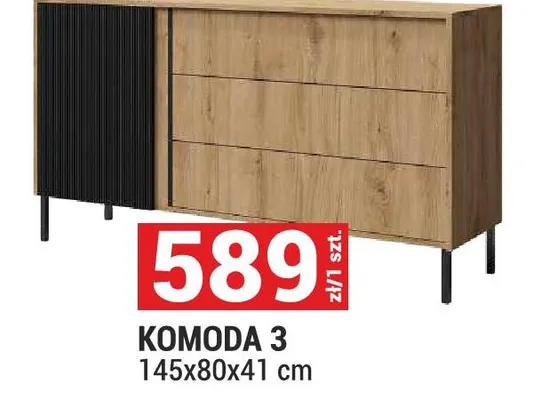 Komoda 3 promocja w Merkury Market