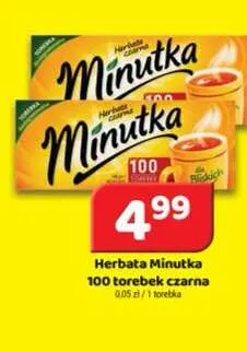 Herbata Minutka czarna promocja w Delfin
