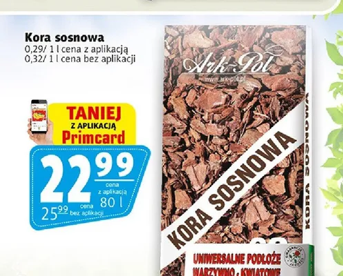 Kora sosnowa Ark-Pol promocja w Prim Market