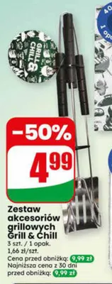 Zestaw akcesoriów grillowych Grill & Chill promocja w Dino