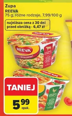 Zupa Reeva różne rodzaje promocja w Carrefour Market