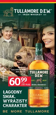 Whiskey Tullamore D.E.W. 40% promocja w Selgros