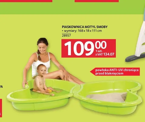Piaskownica motyl Smoby promocja w Selgros