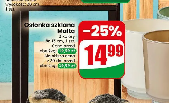 Osłonka szklana Malta promocja w Dino