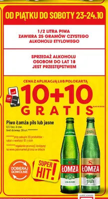 Piwo Łomża promocja w POLOmarket