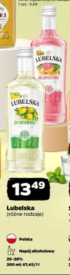 Napój alkoholowy Lubelska Cytrynówka promocja w Netto