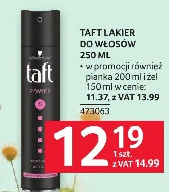 Lakier do włosów Taft 250ml promocja w Selgros