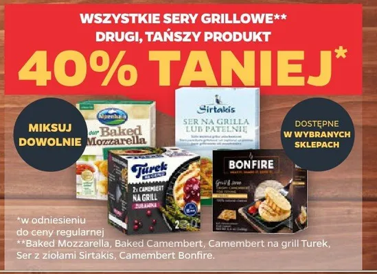 Ser z ziołami Sirtakis grillowy promocja w Netto