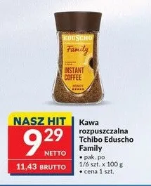 Kawa rozpuszczalna Tchibo Eduscho Family promocja w Makro