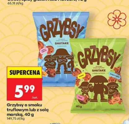 Grzybsy z solą morską promocja w Biedronka