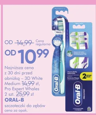 Szczoteczki do zębów oral-b pro expert whaless promocja w Super-Pharm