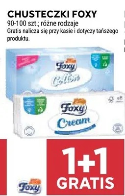 Chusteczki Foxy promocja w Stokrotka