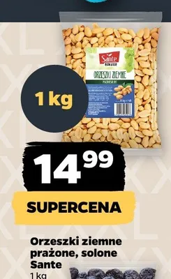 Orzeszki ziemne prażone, solone promocja w Netto