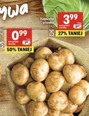 Ziemniaki wczesne polskie promocja w Delikatesy Centrum