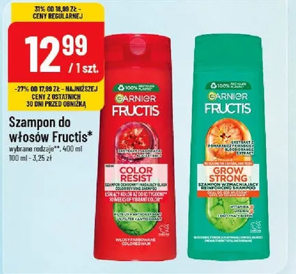 Szampon do włosów Garnier Fructis Grow Strong promocja w POLOmarket