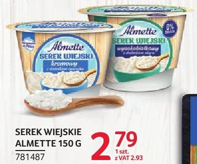 Serek wiejski Almette Hochland 150 g promocja w Selgros