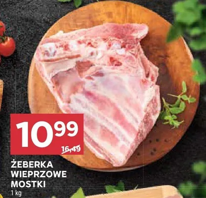 Żeberka wieprzowe mostki promocja w Stokrotka