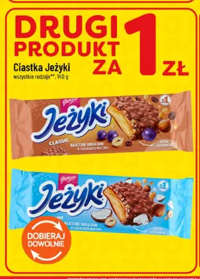 Ciastka Jeżyki Classic promocja w POLOmarket