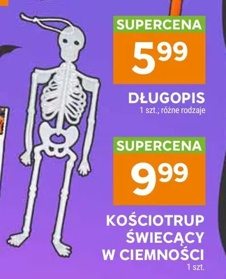 Kościotrup świecący w ciemności promocja w Stokrotka