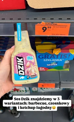 Sos: czosnkowy, barbecue, ketchup łagodny promocja w Biedronka