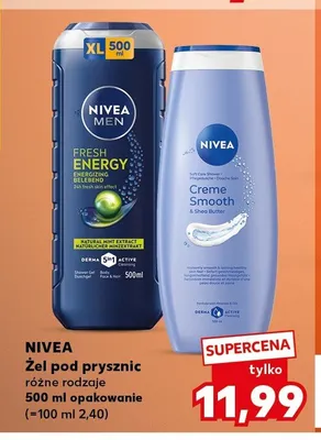 Żel pod prysznic Nivea Men Fresh Energy promocja w Kaufland