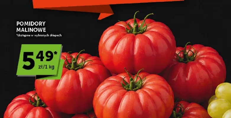 Pomidory malinowe promocja w Groszek