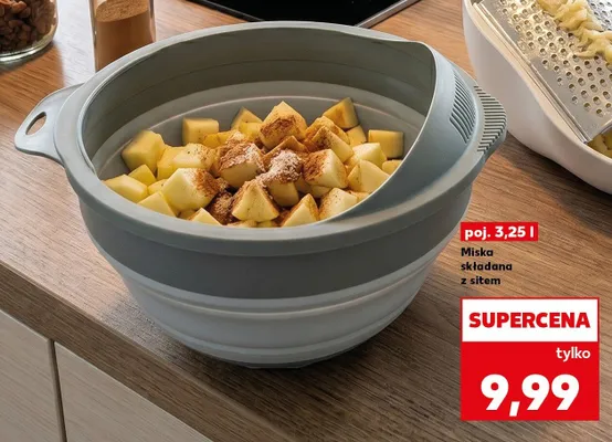 Miska składana z sitem 3,25 l promocja w Kaufland