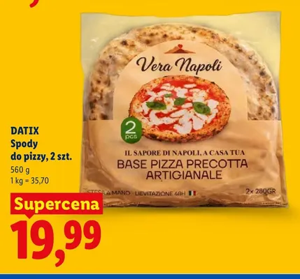Spody do pizzy 2-pak Datix promocja w Lidl