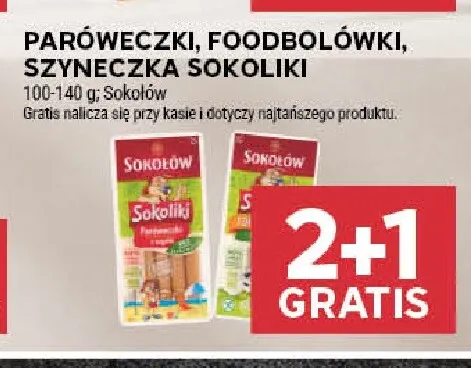 Paróweczki Sokoliki promocja w Stokrotka