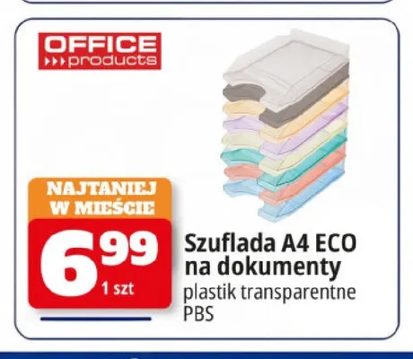Szuflada Office Products A4 ECO na dokumenty promocja w Leclerc