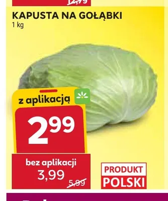 Kapusta na gołąbki promocja w Stokrotka