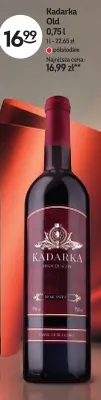 Wino czerwone Kadarka Old półsłodkie promocja w Żabka
