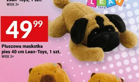 Pluszowa maskotka pies 40cm Lean-Toys promocja w Twój Market