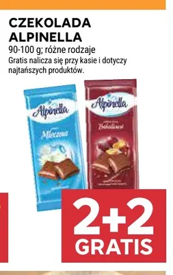 Czekolada Alpinella promocja w Stokrotka