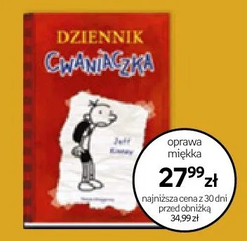 Książka Dziennik Cwaniaczka oprawa miękka Empik promocja w Empik