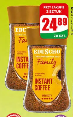 Kawa rozpuszczalna Eduscho Family promocja w Dino