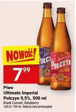 Piwo Ultimate Imperial Połczyn 9,5% Black Currant Raspberry promocja w Twój Market