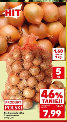 Cebula żółta promocja w Kaufland