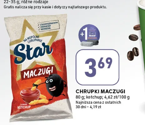 Chrupki Maczugi Star ketchup promocja w Stokrotka