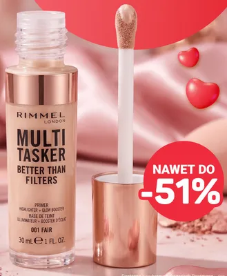 Baza rozświetlająca Rimmel London Multi Tasker Better Than Filters 001 Fair promocja w Rossmann