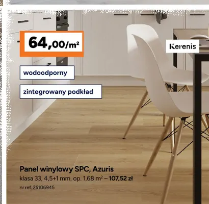 Panel winylowy Spc Azuris Kerenis promocja w Bricoman