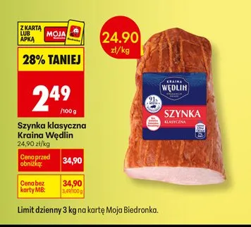Szzynka klasyczna promocja w Biedronka