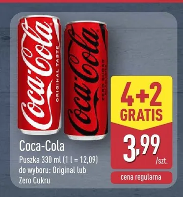 Napój Coca-Cola Original promocja w Aldi