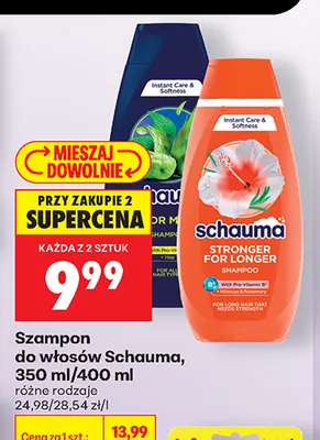 Szampon do włosów Schauma promocja w Biedronka
