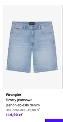Szorty jeansowe Wrangler - jasnoniebieski denim promocja w Lounge by Zalando