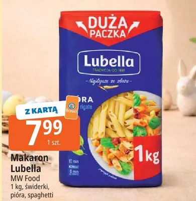 Makaron świderki, pióra, spaghetti promocja w Leclerc