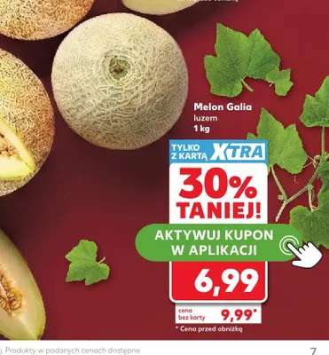 Melon Galia promocja w Kaufland
