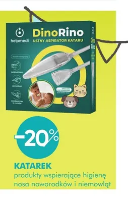 Produkty wspierające higienę nosa noworodków i niemowląt Katarek promocja w Super-Pharm