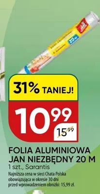 Folia aluminiowa niezbędny promocja w Chata Polska
